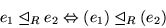 \begin{displaymath}t_1 \unlhd_R t_2 \; \mbox{\rm if and only if}\;
M_{rt}[t_1] \unlhd M_{rt}[t_2] \end{displaymath}